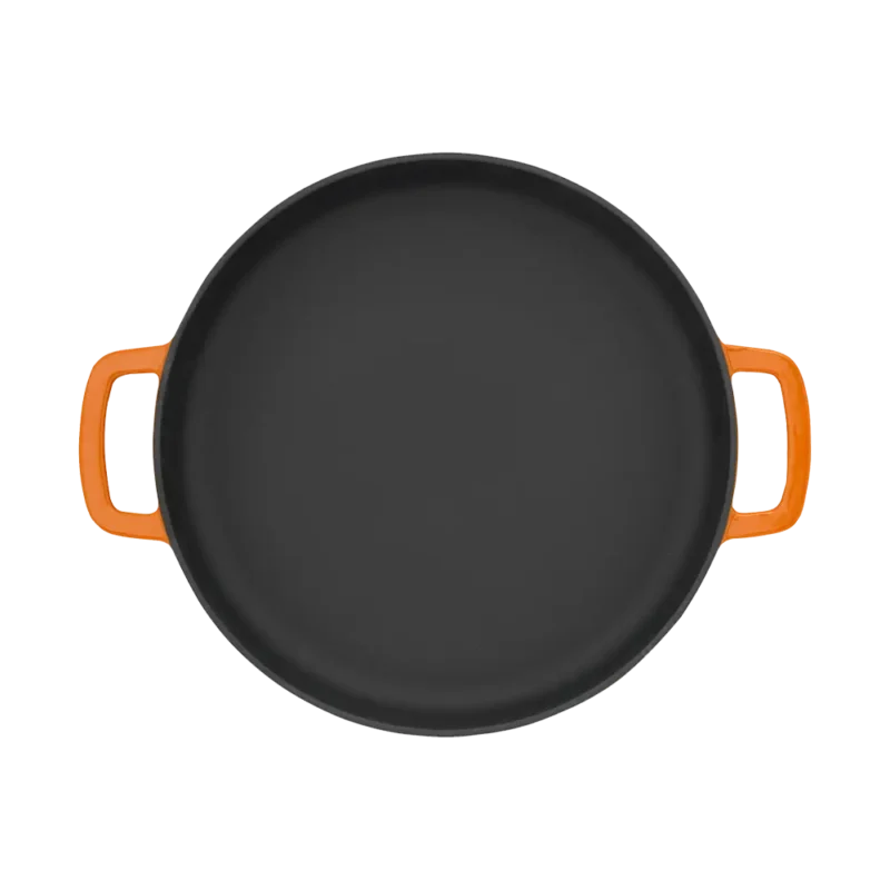 Cast Iron Fry Pan / Skillet Ø 28 cm Orange hover image