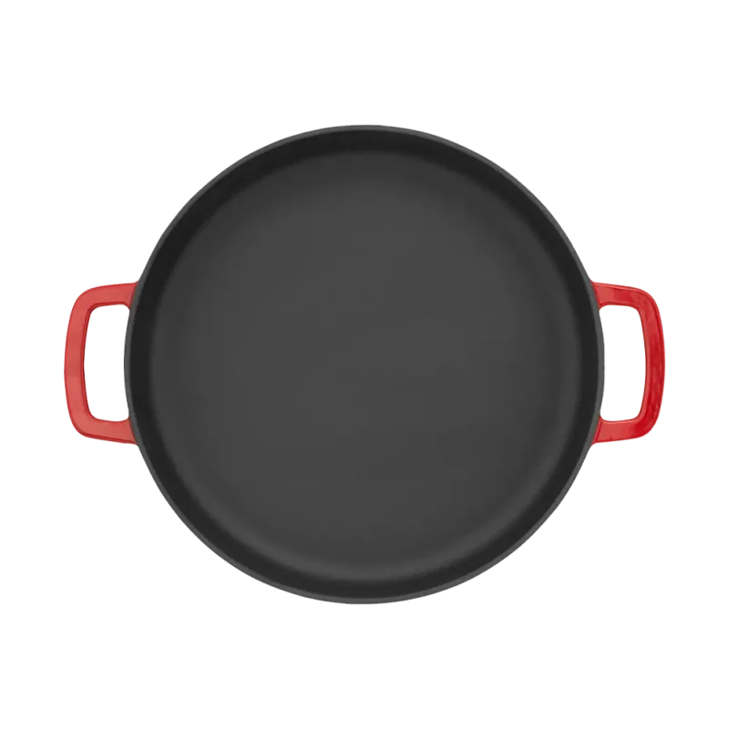 Cast Iron Fry Pan / Skillet Ø 28 cm Red hover image