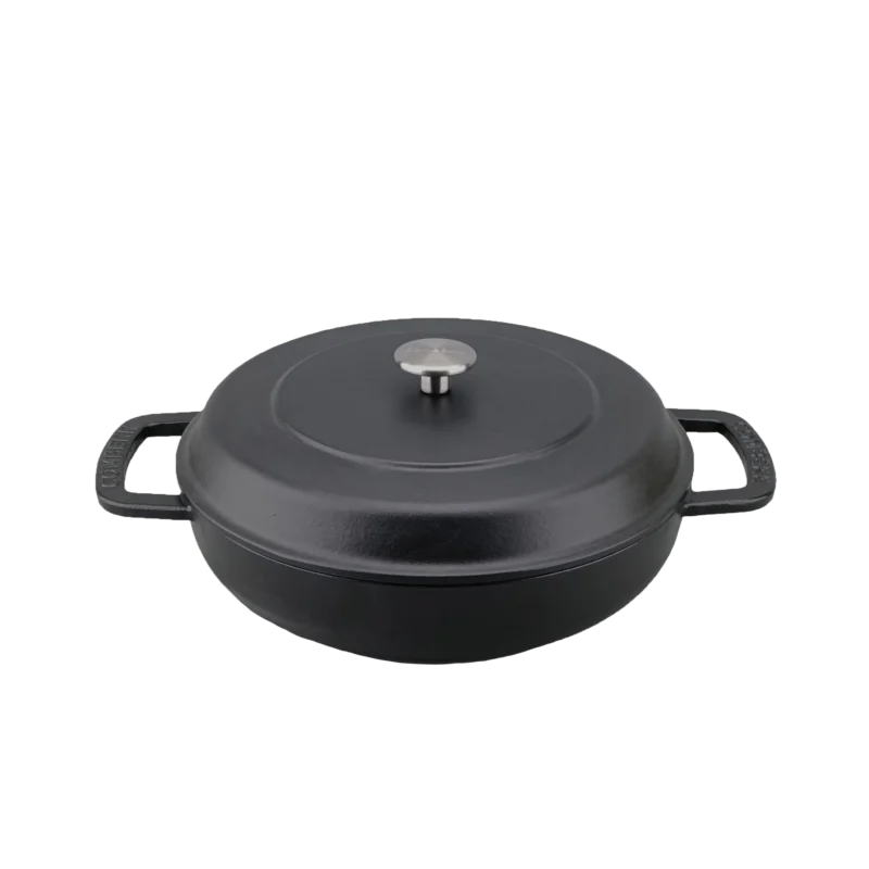 Cast Iron Braiser Ø 28 cm Black