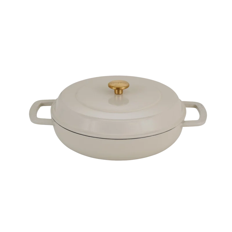 Cast Iron Braiser Ø 28 cm Sand