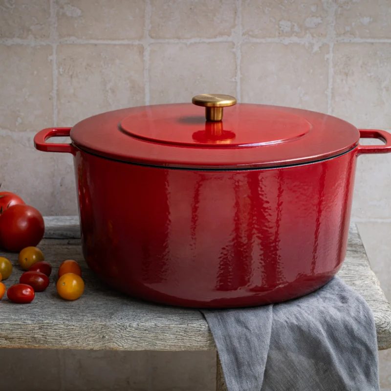 Cast Iron Dutch Oven Ø 32 cm Cherry hover image