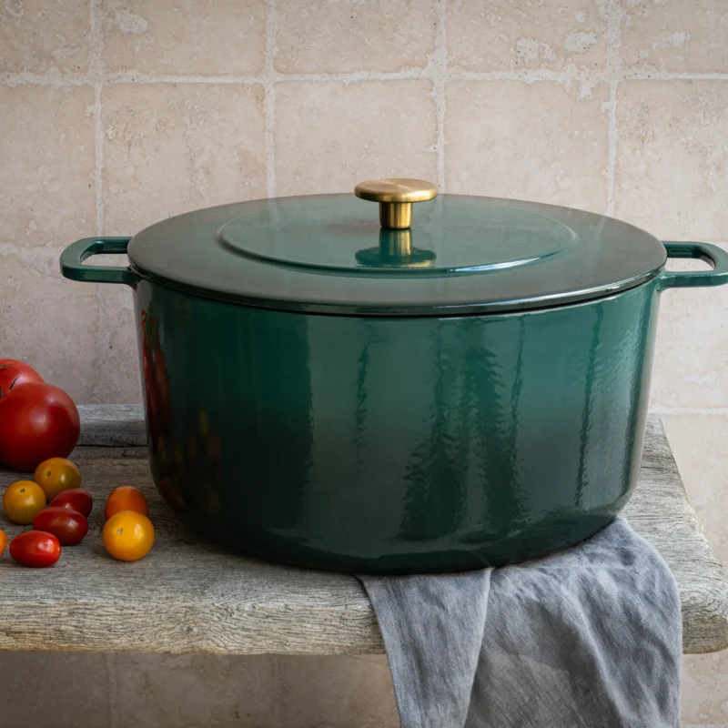 Cast Iron Dutch Oven Ø 32 cm Holly Green hover image