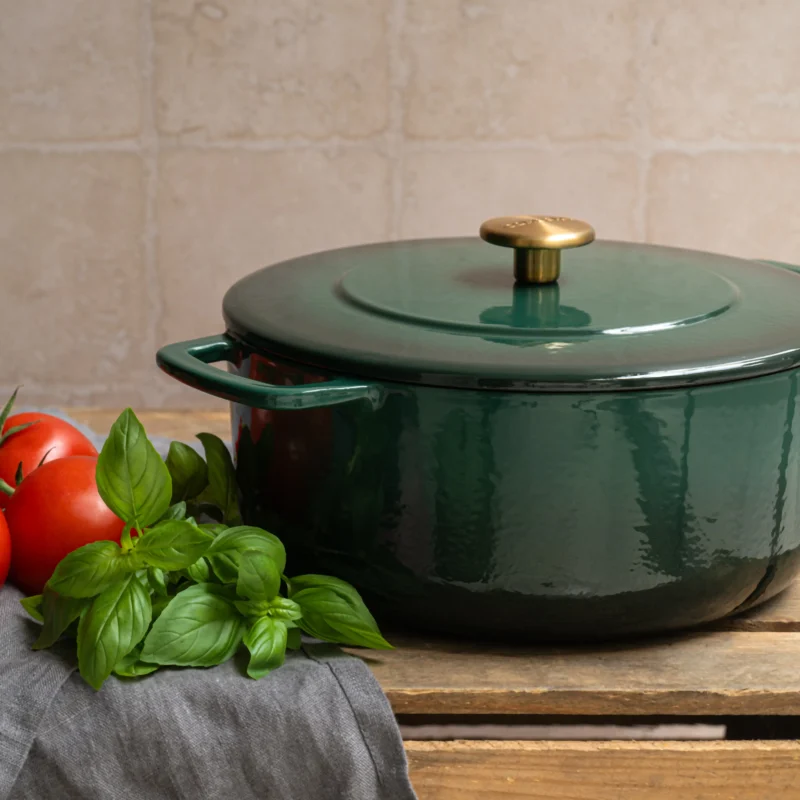 Cast Iron Dutch Oven Ø 24 cm Holly Green hover image