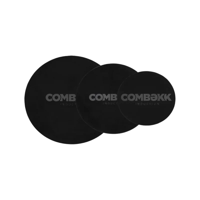 Silicon Induction Mate Set of 3 Black