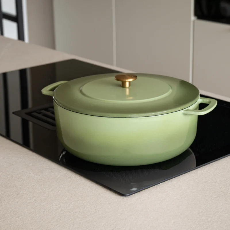 Cast Iron Dutch Oven Ø 28 cm Olive hover image