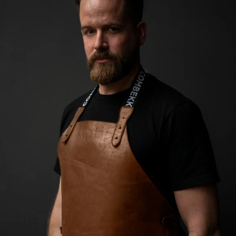 Composite Leather Apron Brown hover image