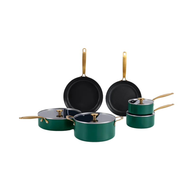Element Expert Cookware Set 10pcs Holly Green