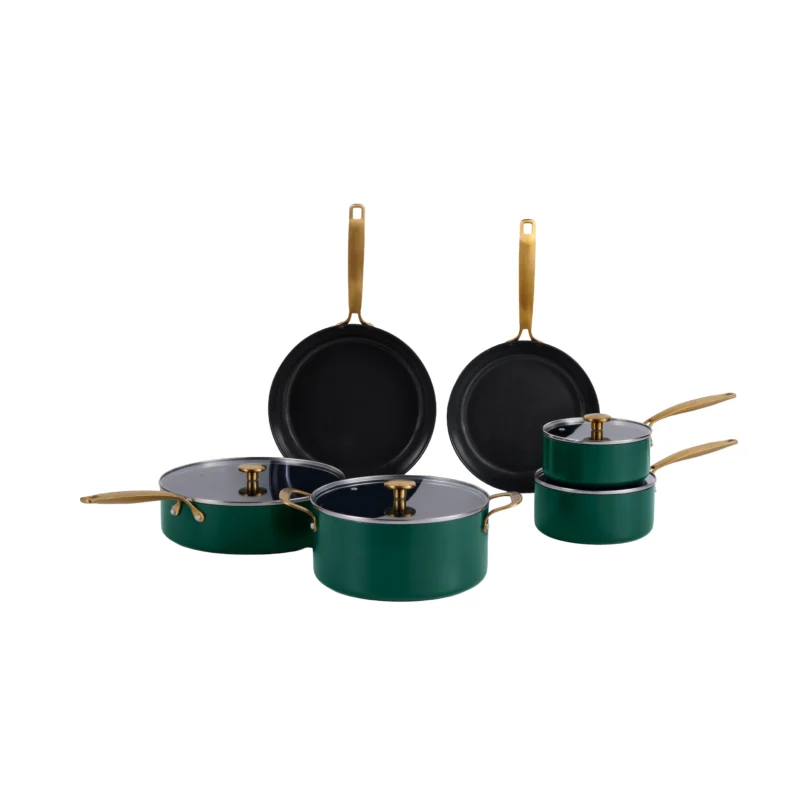 Element Expert Cookware Set 10pcs Holly Green