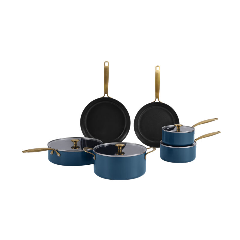 Element Expert Cookware Set 10pcs Ocean Blue