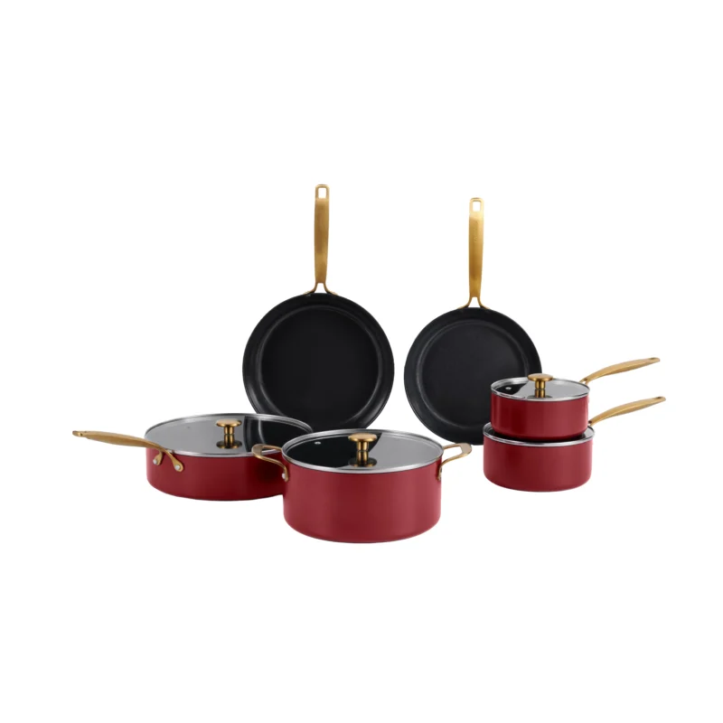 Element Expert Cookware Set 10pcs Bordeaux