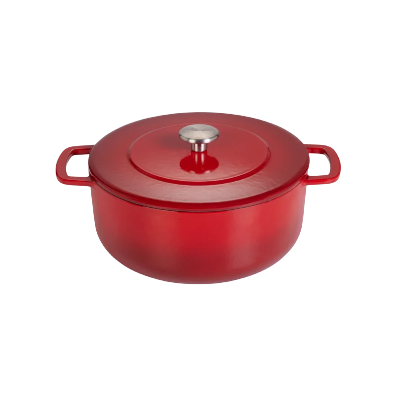 Cast Iron Dutch Oven Ø 24 cm Cherry