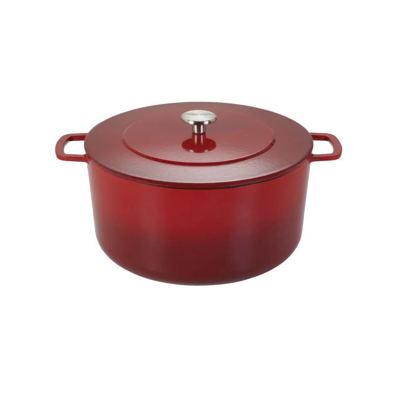 Cast Iron Dutch Oven Ø 32 cm Cherry
