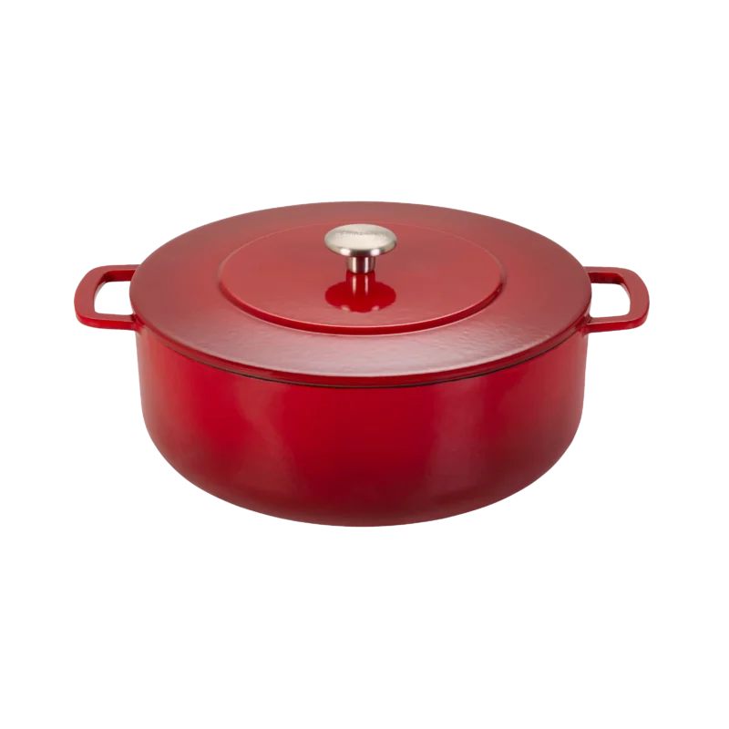 Cast Iron Dutch Oven Ø 28 cm Cherry