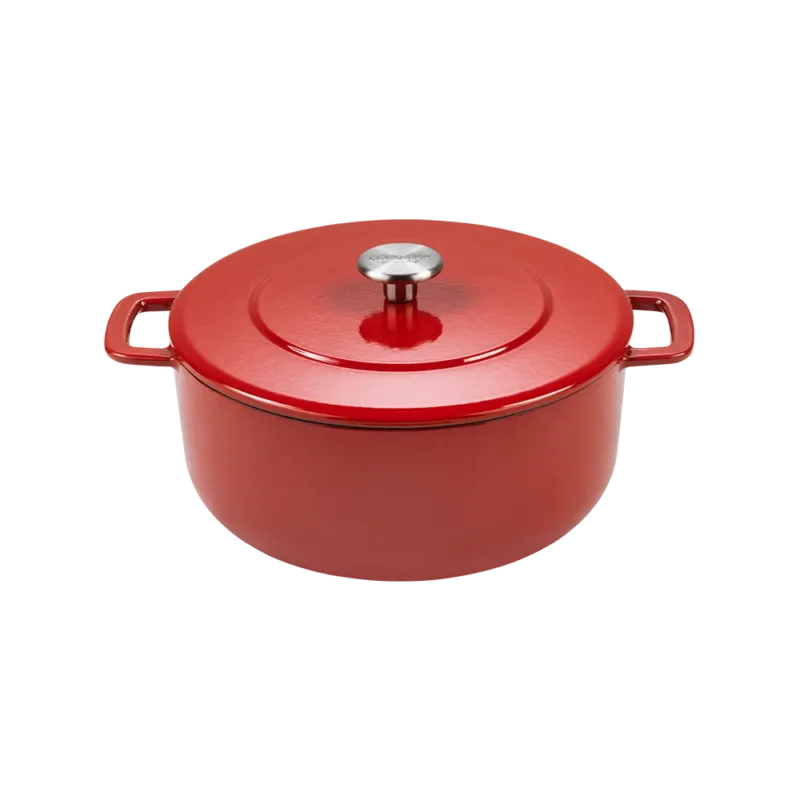 Cast Iron Dutch Oven Ø 24 cm Red