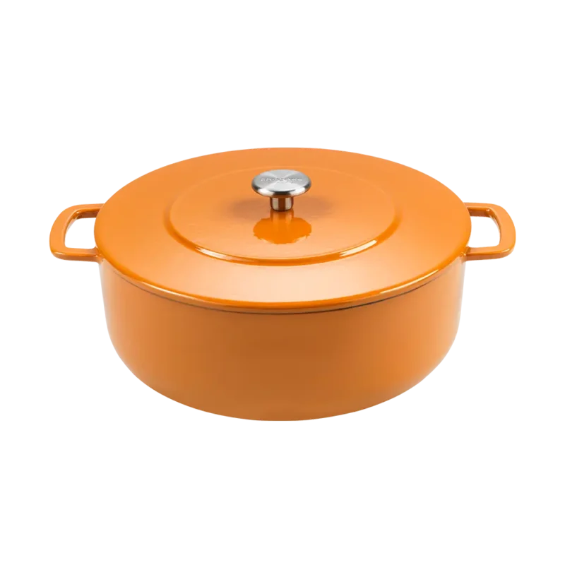 Cast Iron Dutch Oven Ø 28 cm Orange