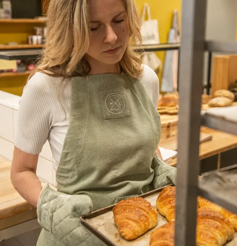 Witloft by Combekk - Oven Mitts Set Of 2 Recycled Cotton Pistache hover image