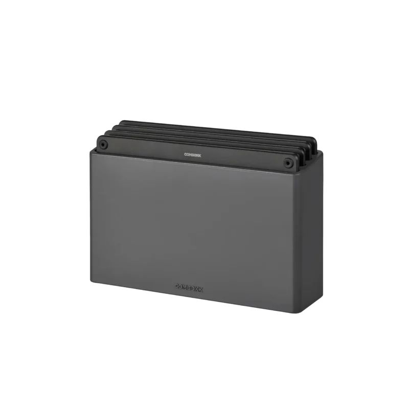 Cutting Board Set 4pcs Black 20x30 cm