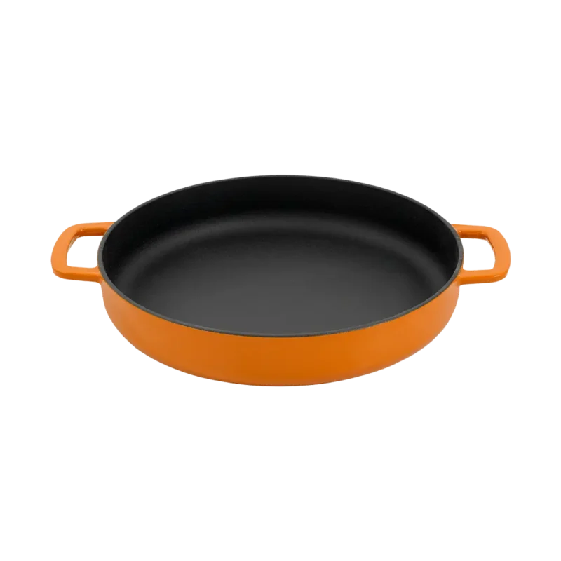 Cast Iron Fry Pan / Skillet Ø 28 cm Orange
