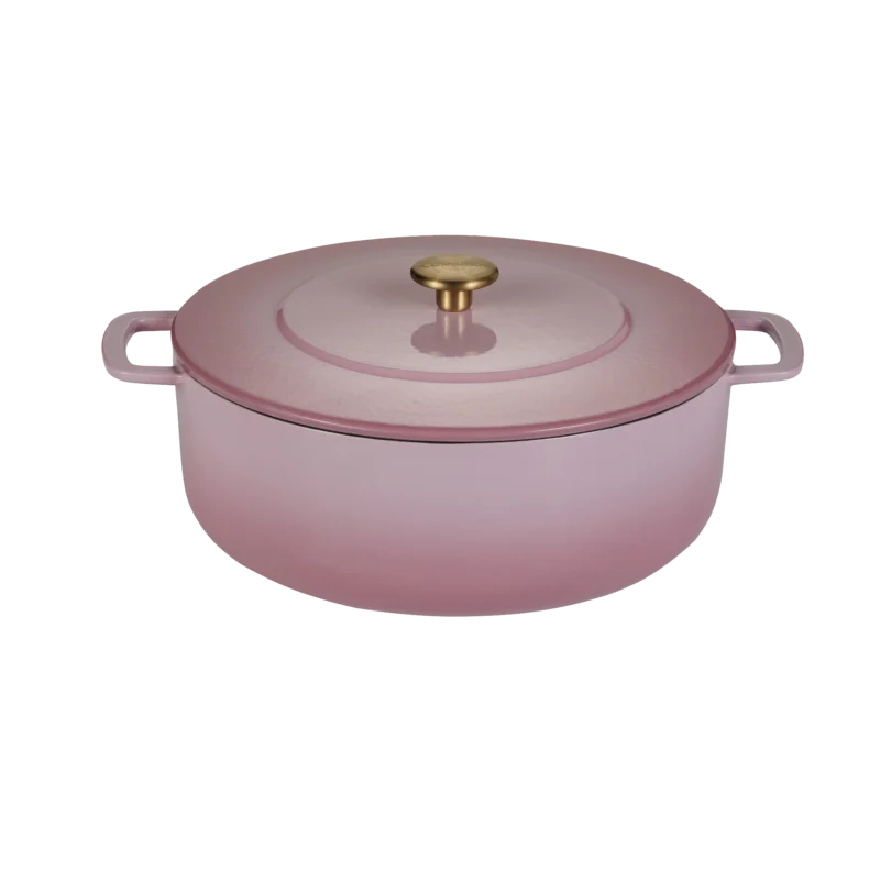 Cast Iron Dutch Oven Ø 28 cm Pink