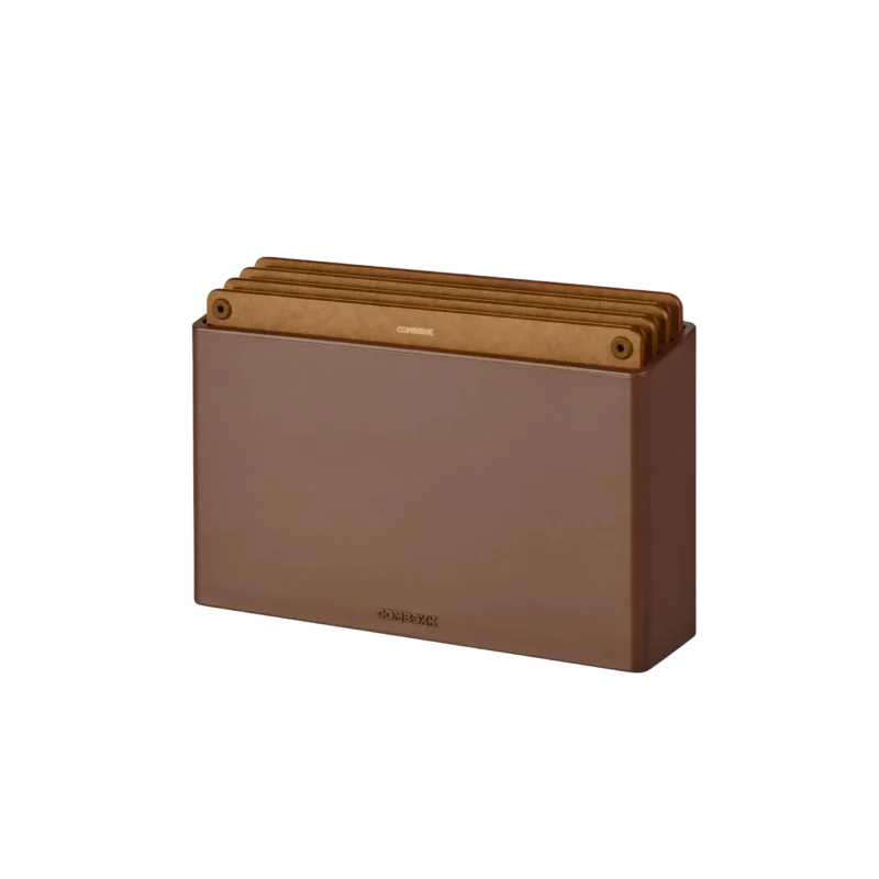 Cutting Board Set 4pcs Brown 20x30 cm