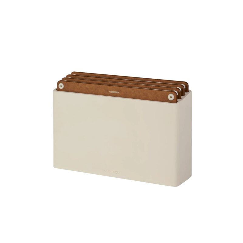 Cutting Board Station 4 pcs Sand/Brown